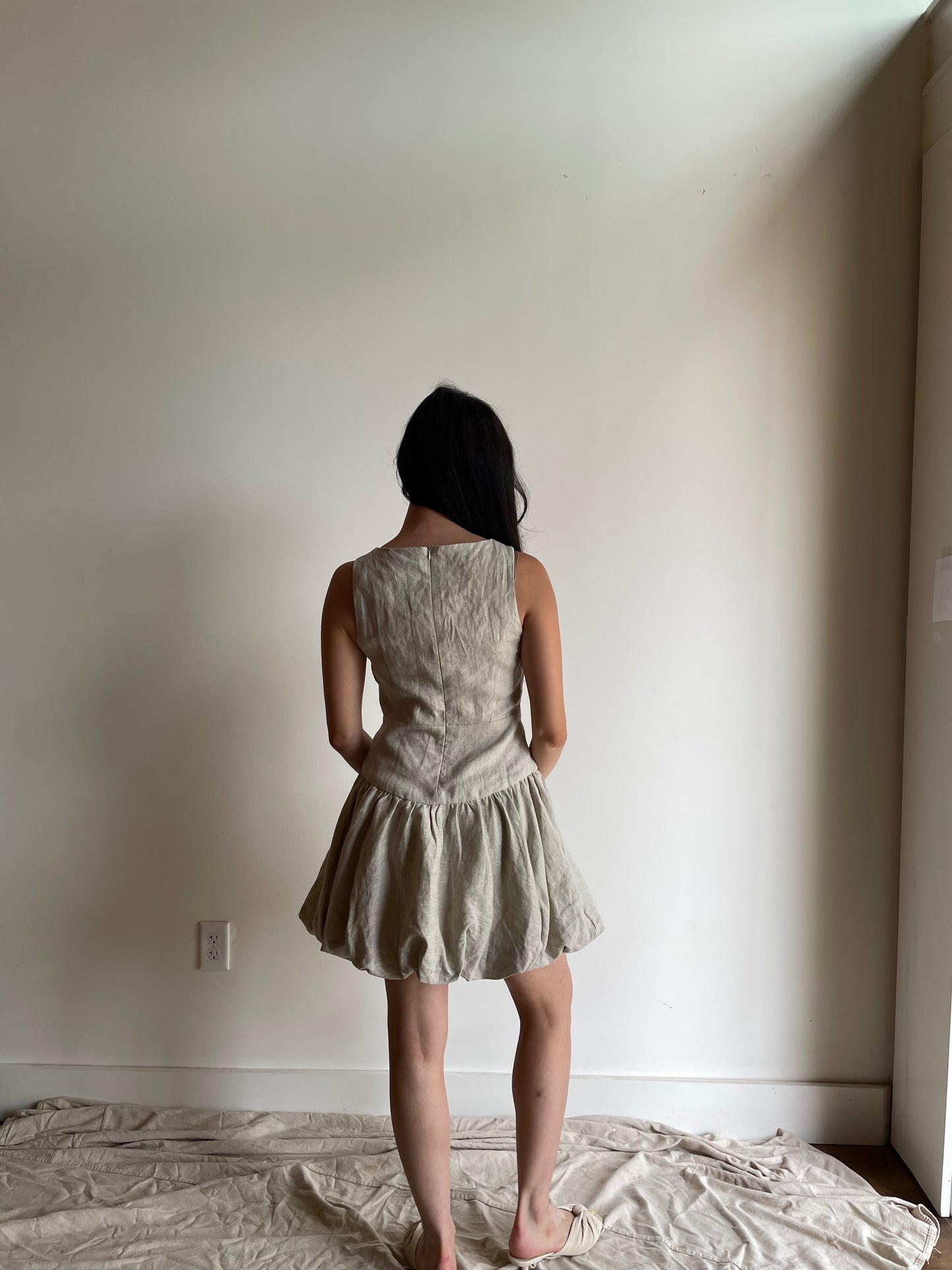 Linen Bubble Dress