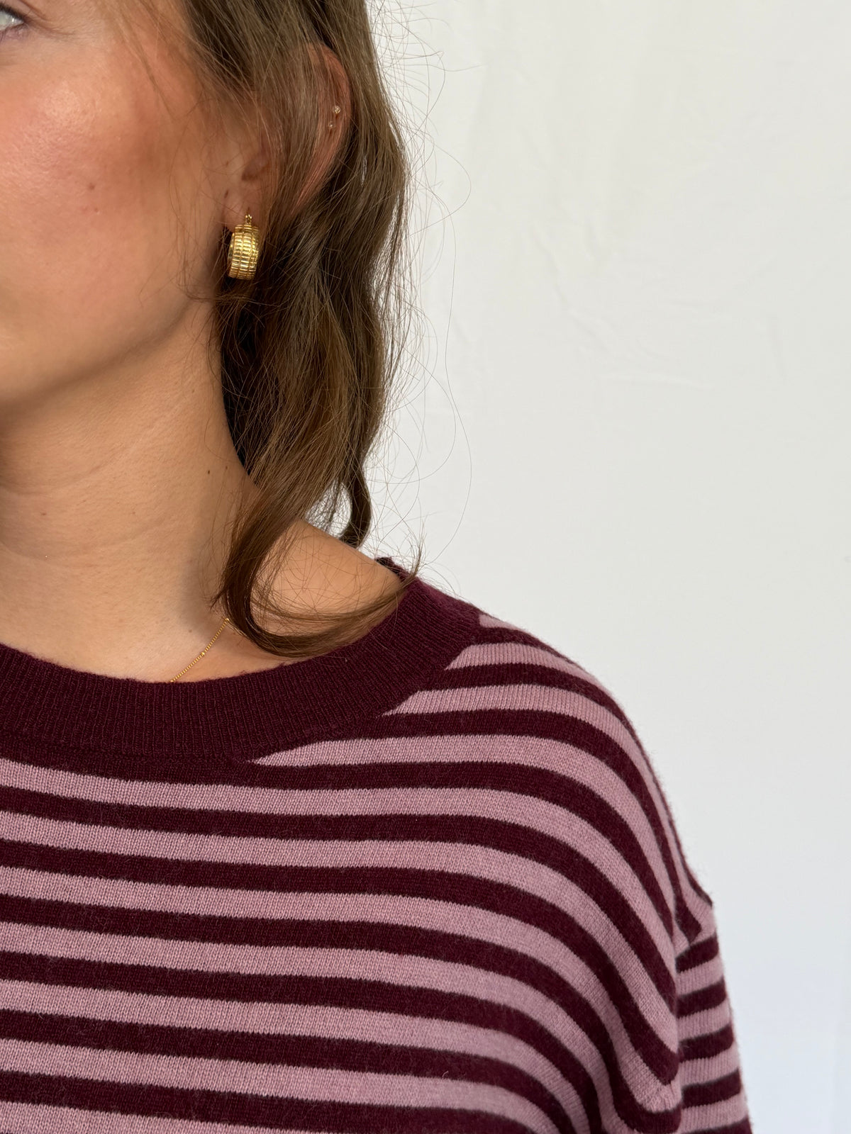 Izzy Striped Relaxed Knit Top