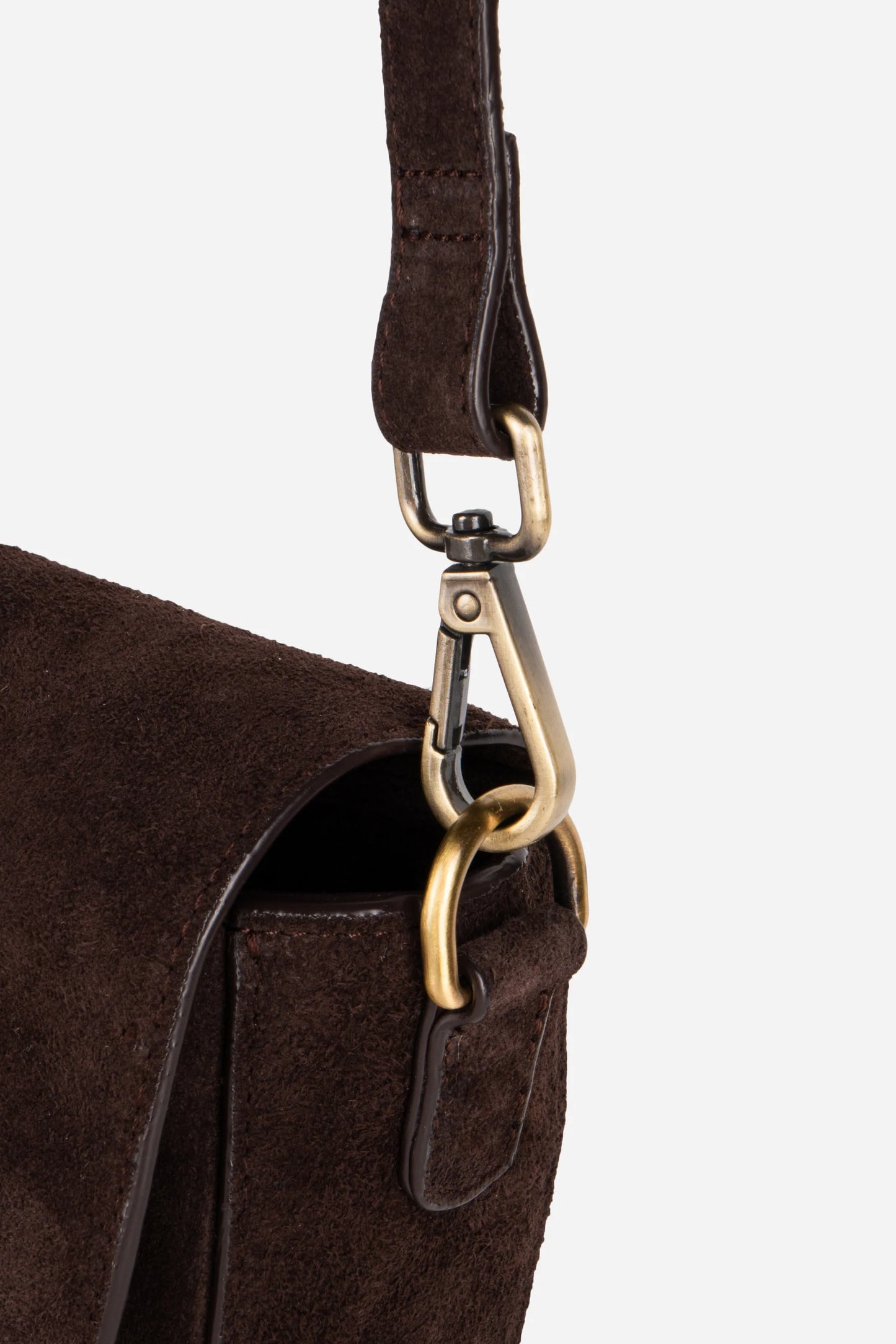 Michigan Suede Crossbody Bag