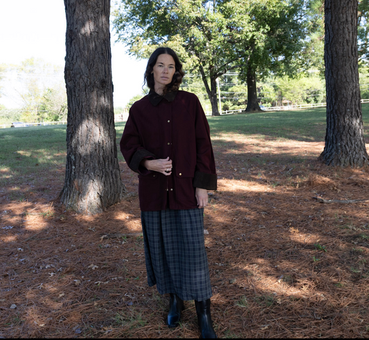 Nicole Contrast Collar Coat