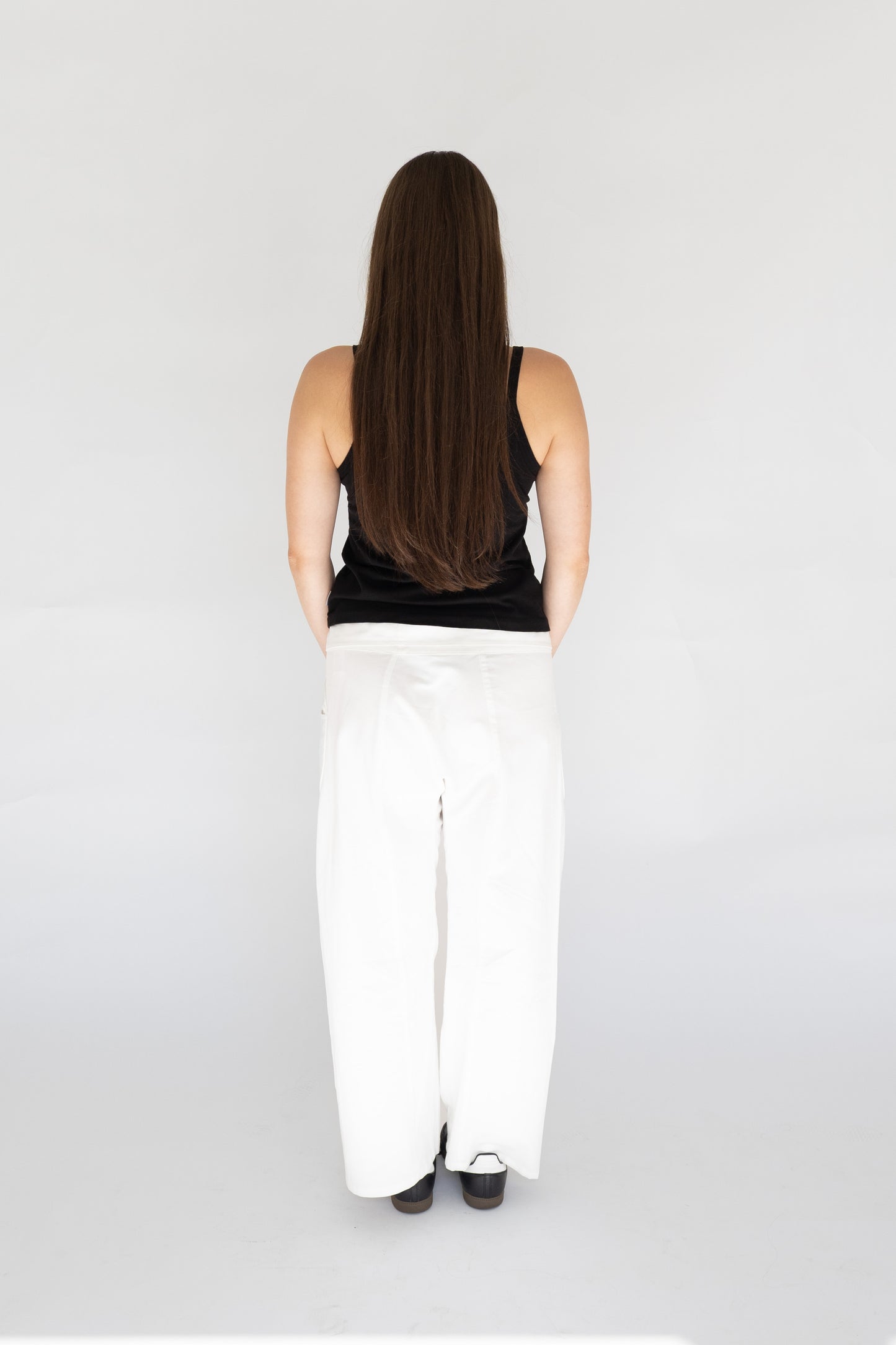 Eleanor Fold-Over Cotton Pant