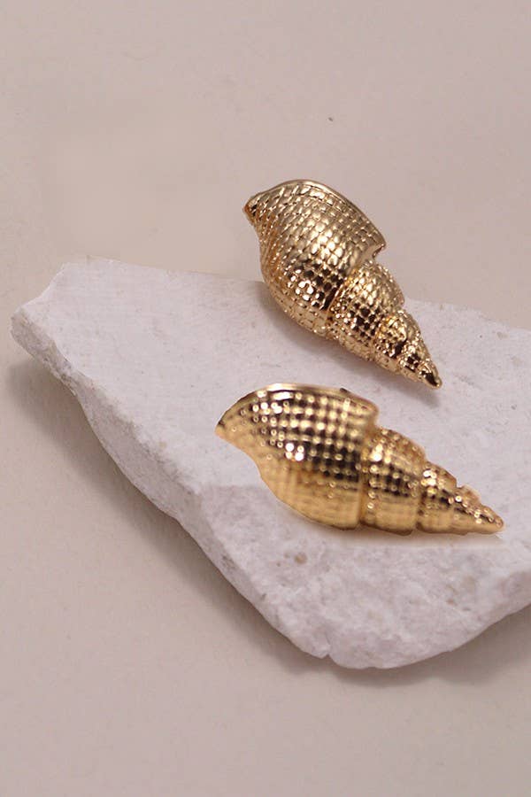 Conch Shell Studs