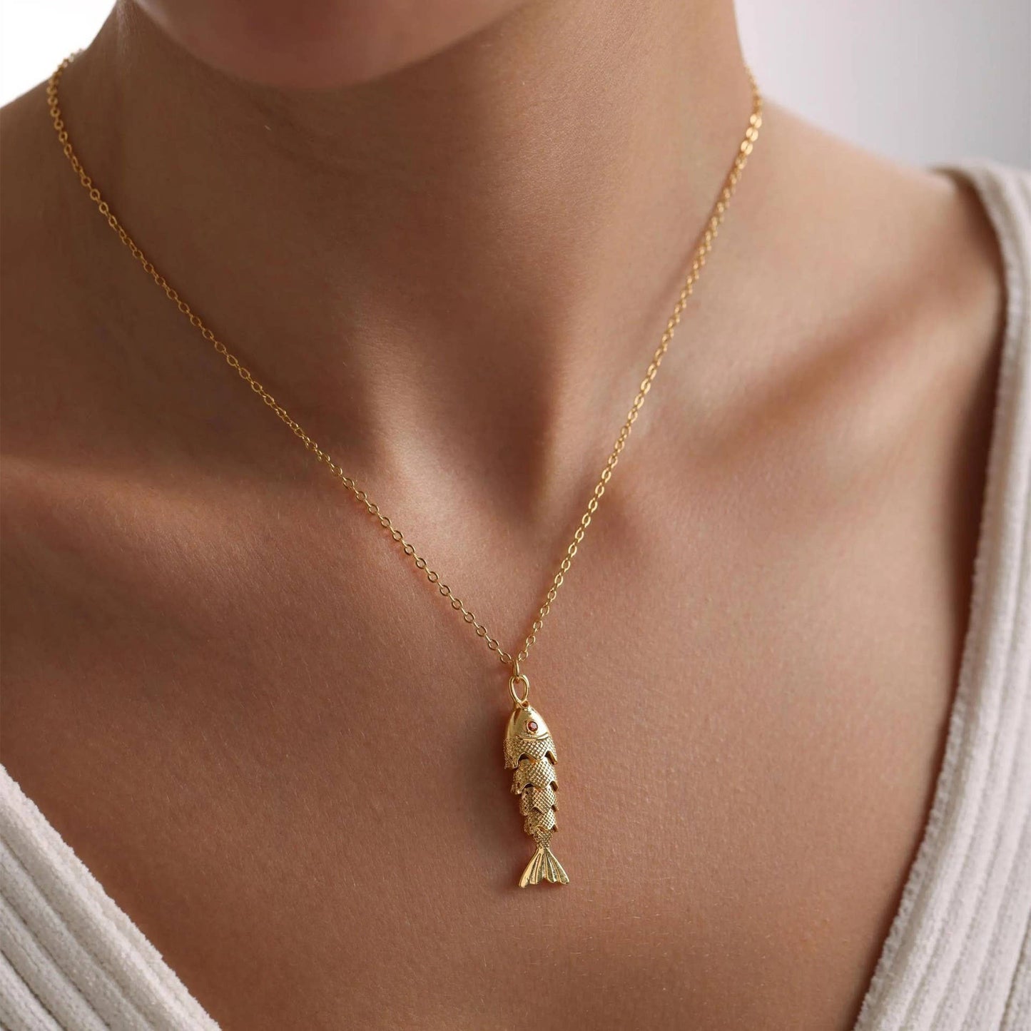 Fish Charm Necklace