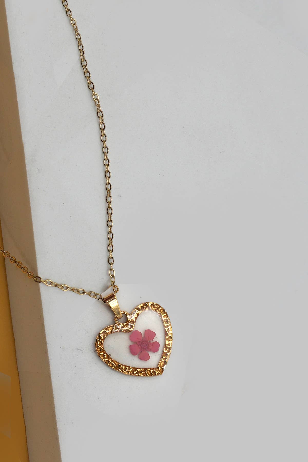 Pressed Flower Necklace