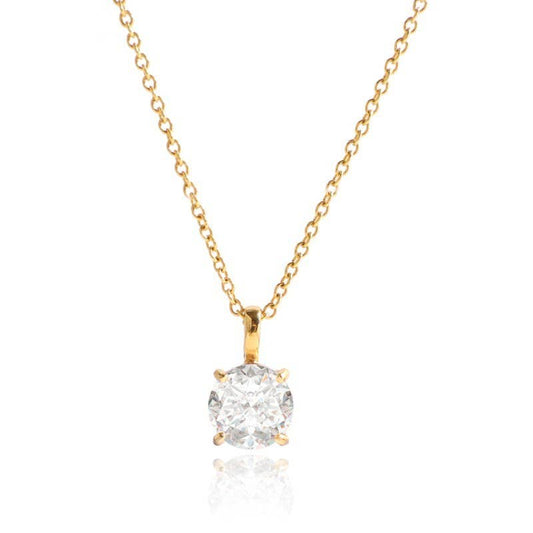 Square Diamond Necklace