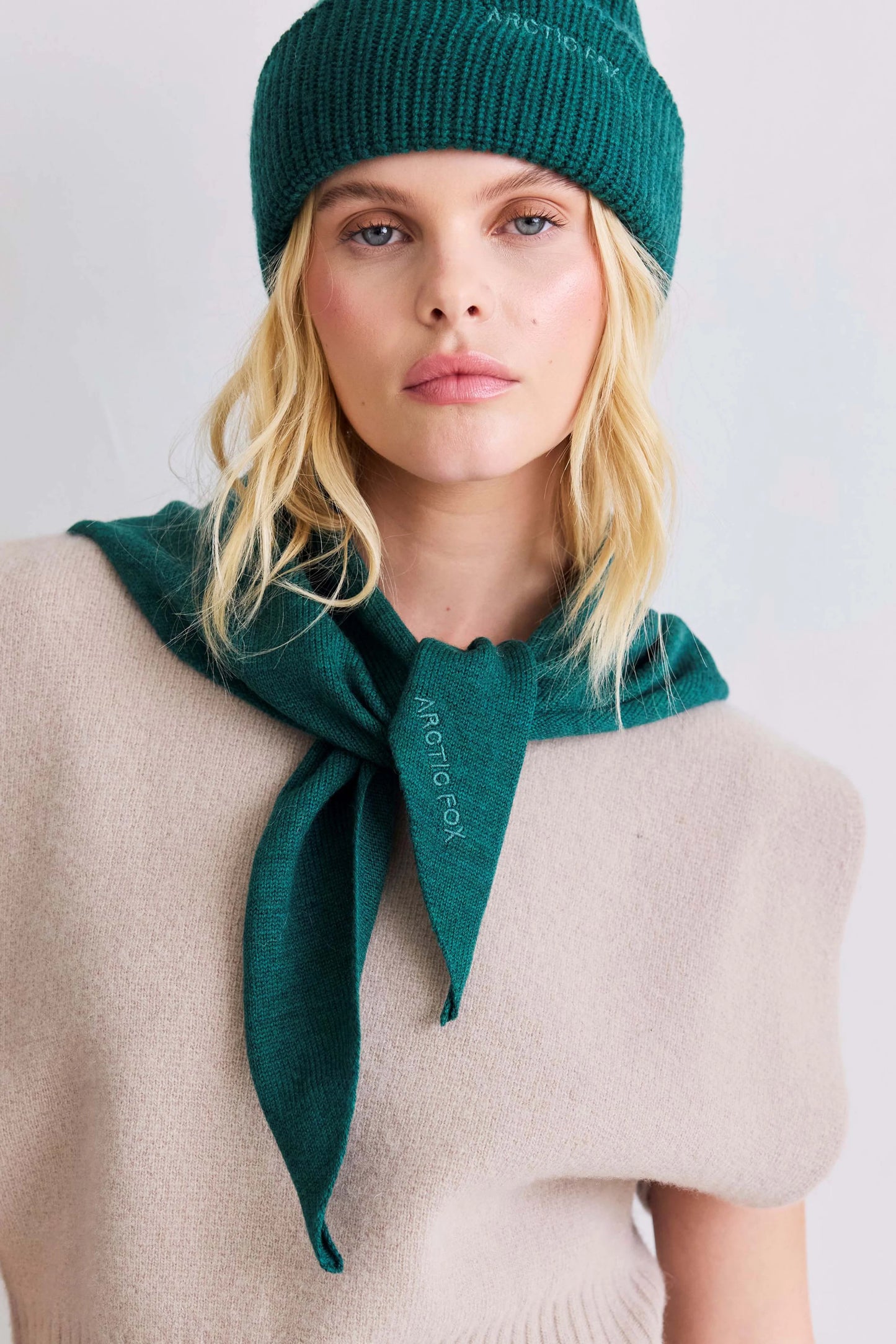 Merino Wool Triangle Scarf