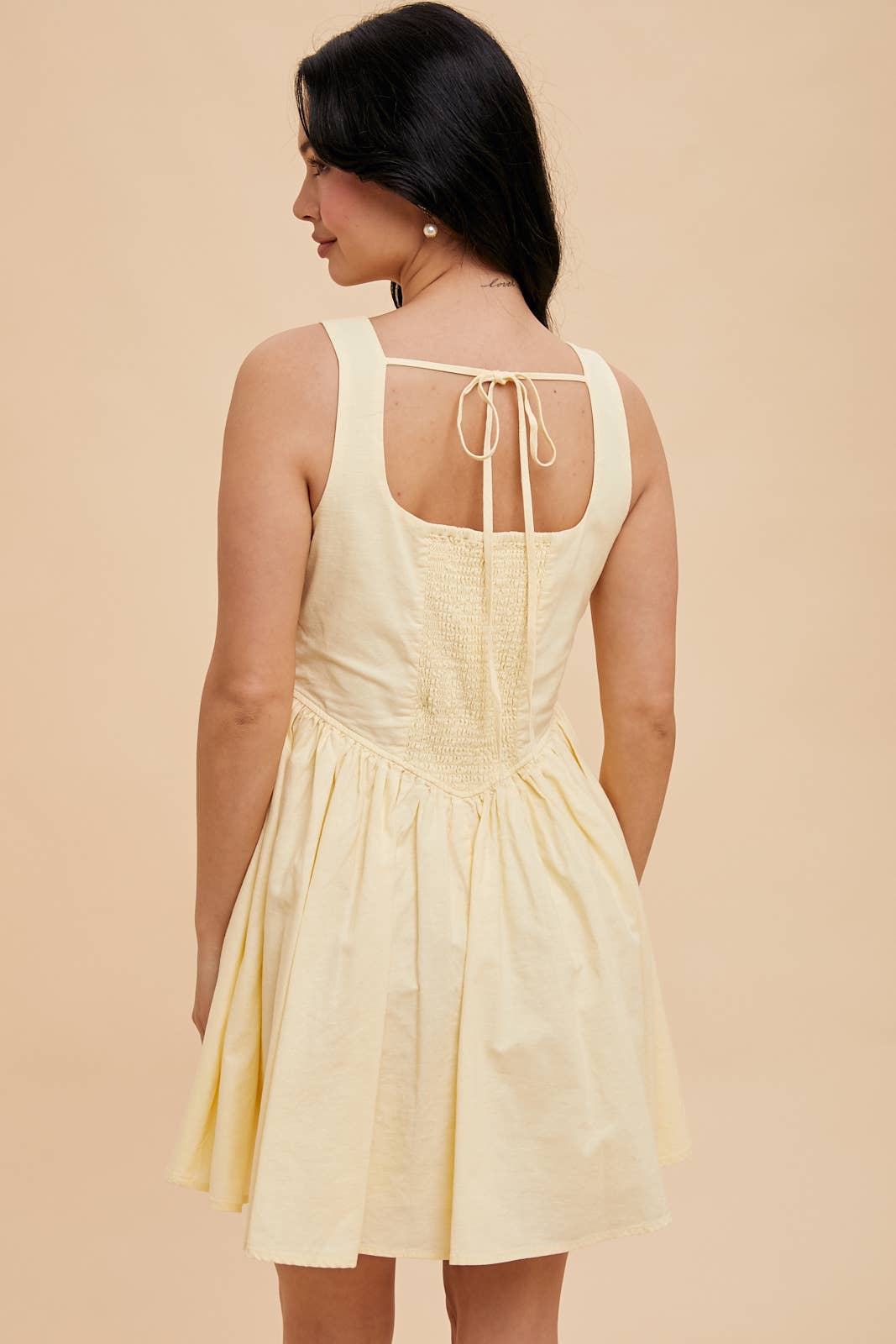 Linen Flared Dress