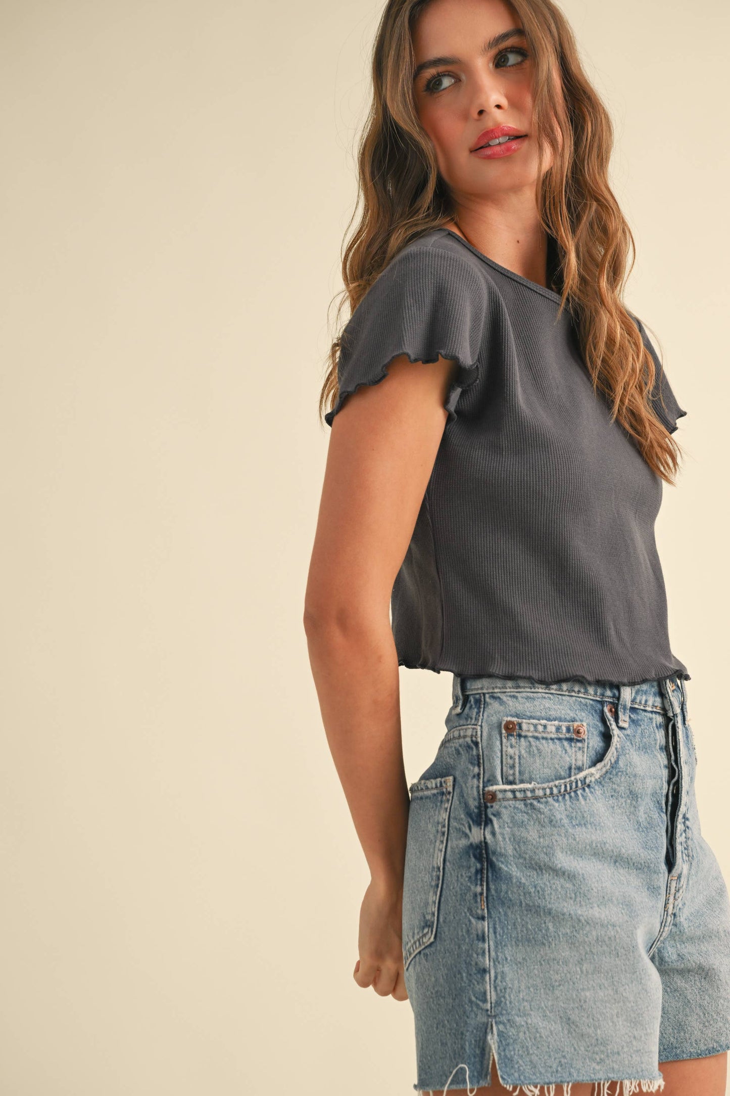 Mini Waffle Tee | Multiple Colors