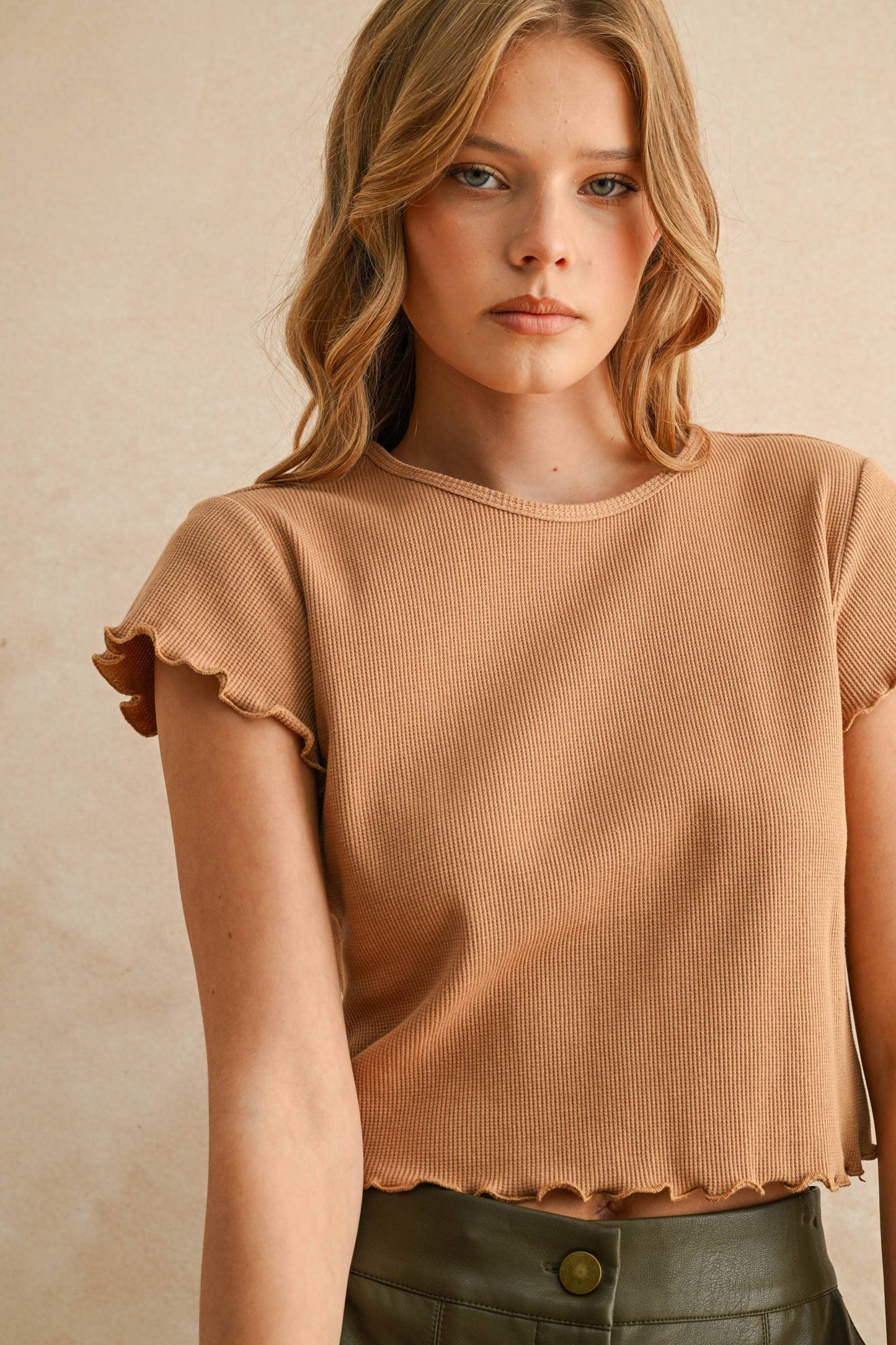 Mini Waffle Tee | Multiple Colors