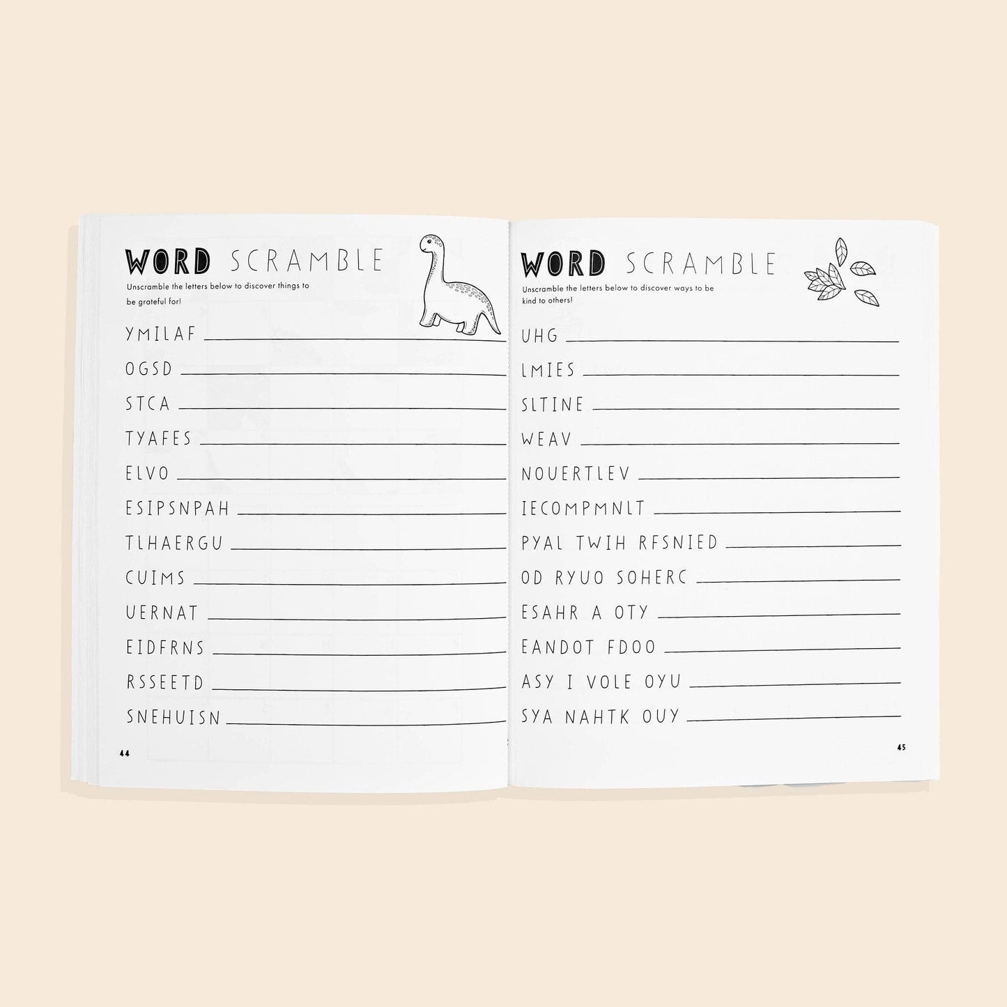 Gratitude Activity Book For Kids