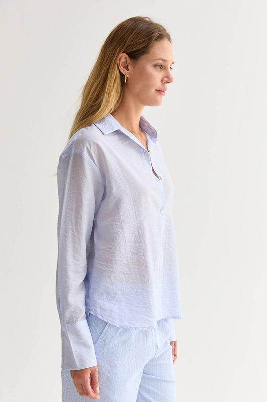 Nadia Sheer Button Up