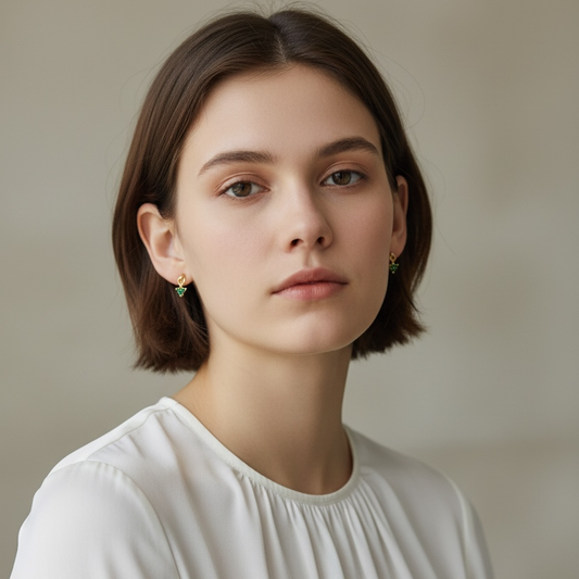 Flower Drop Earrings