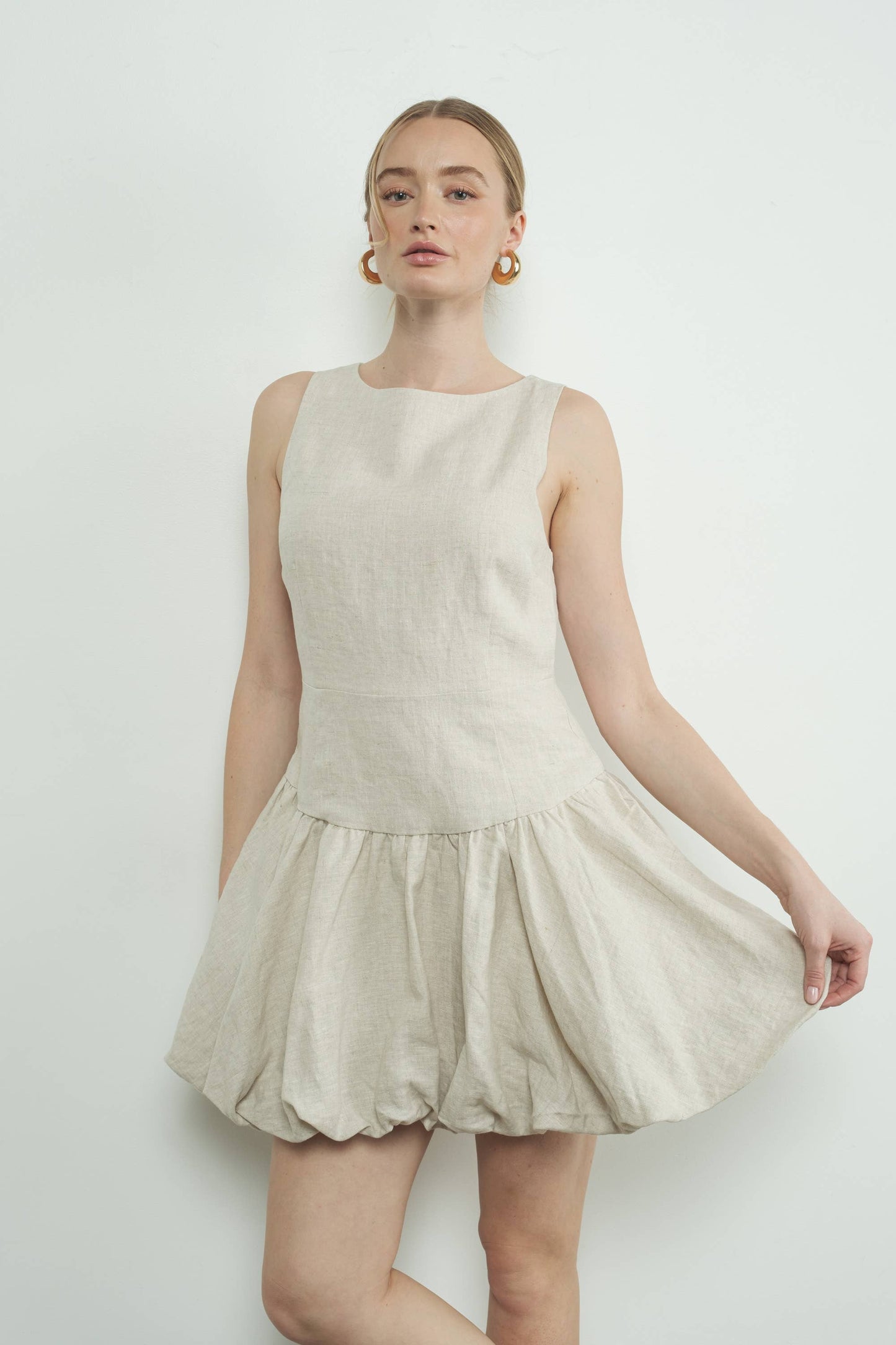 Linen Bubble Dress