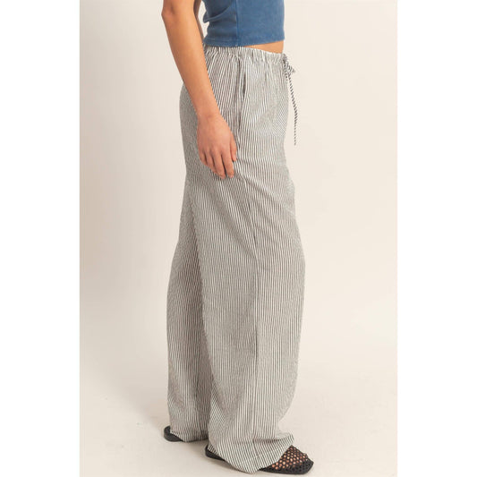 Striped Wide Leg Pants