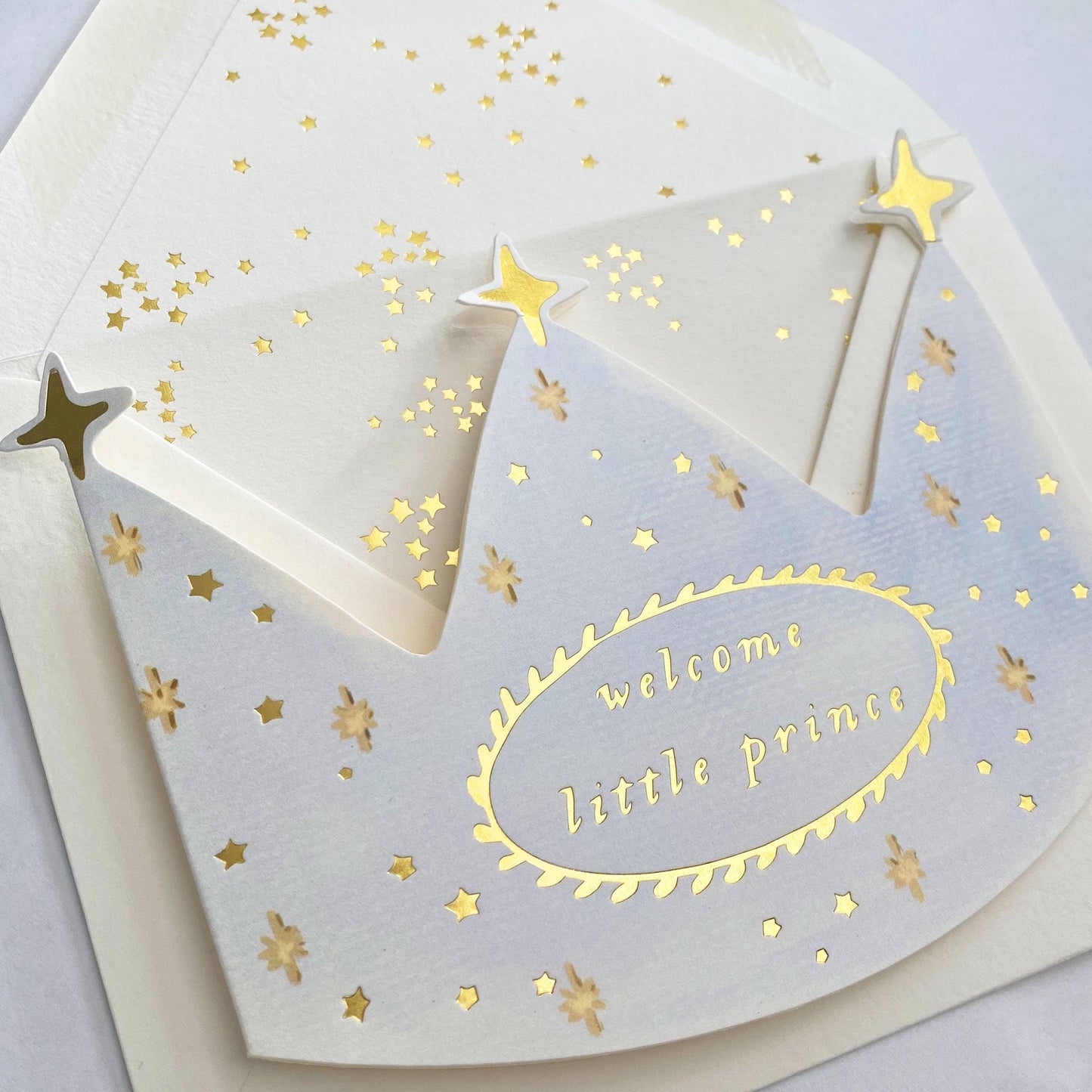 Welcome Little Prince Greeting Card