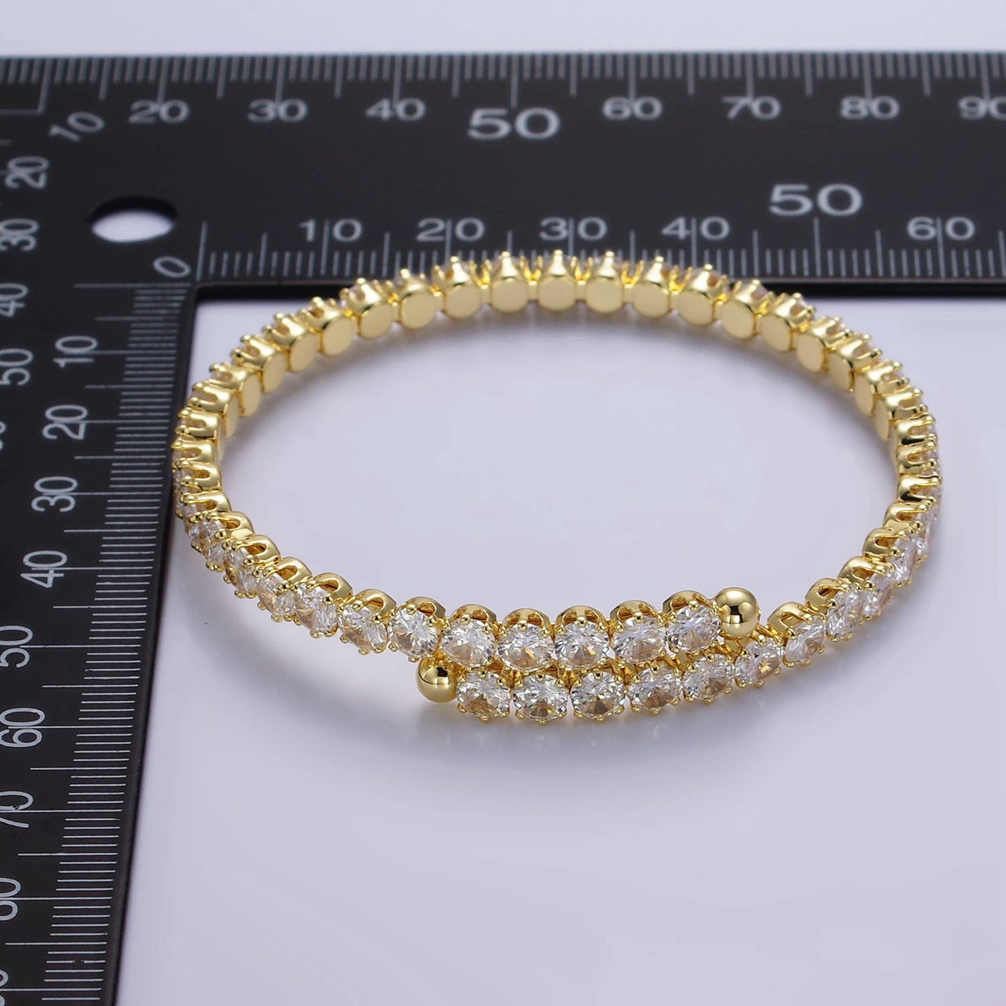 Rhinestone Cuff Bracelet