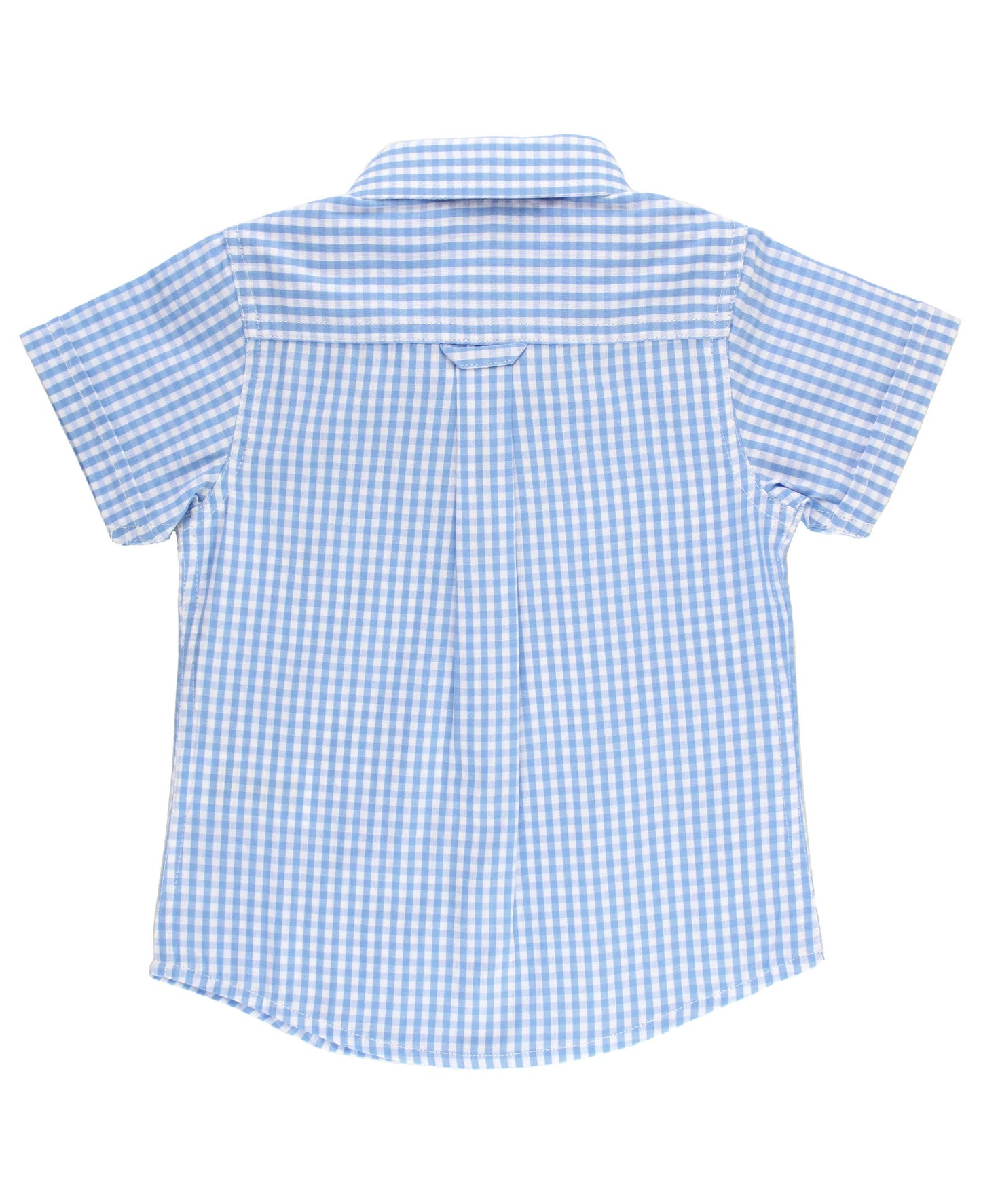Cornflower Blue Gingham Shirt