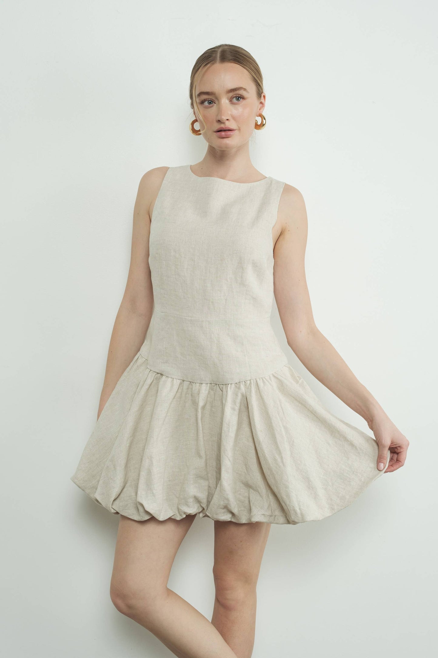 Linen Bubble Dress