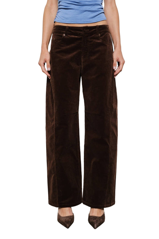Barrel Leg Corduroy Pant