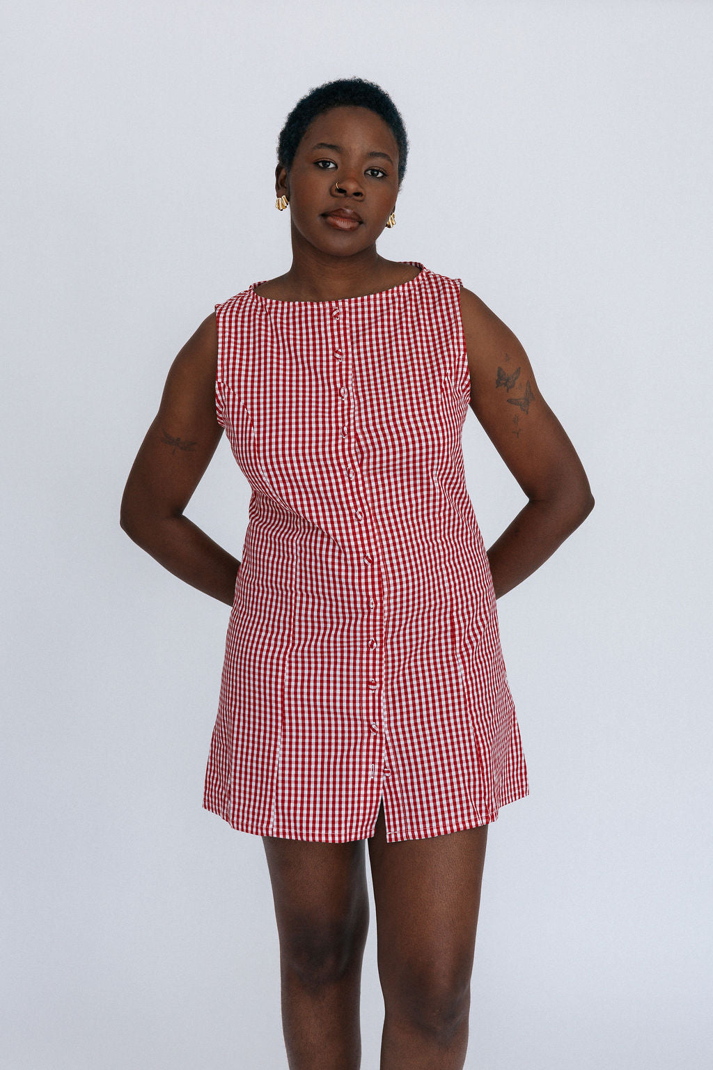 Bridgett Dress | Cherry Gingham