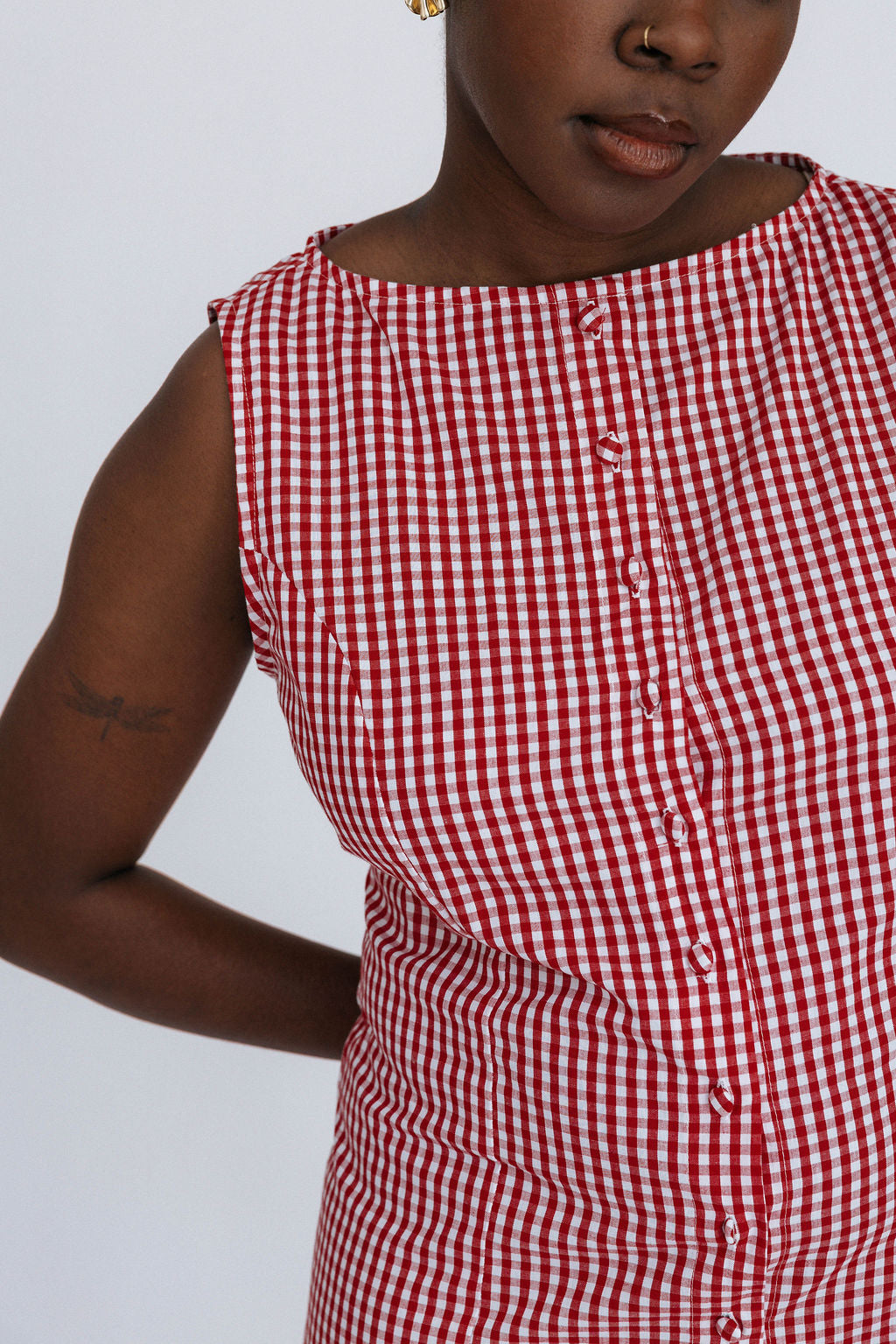 Bridgett Dress | Cherry Gingham