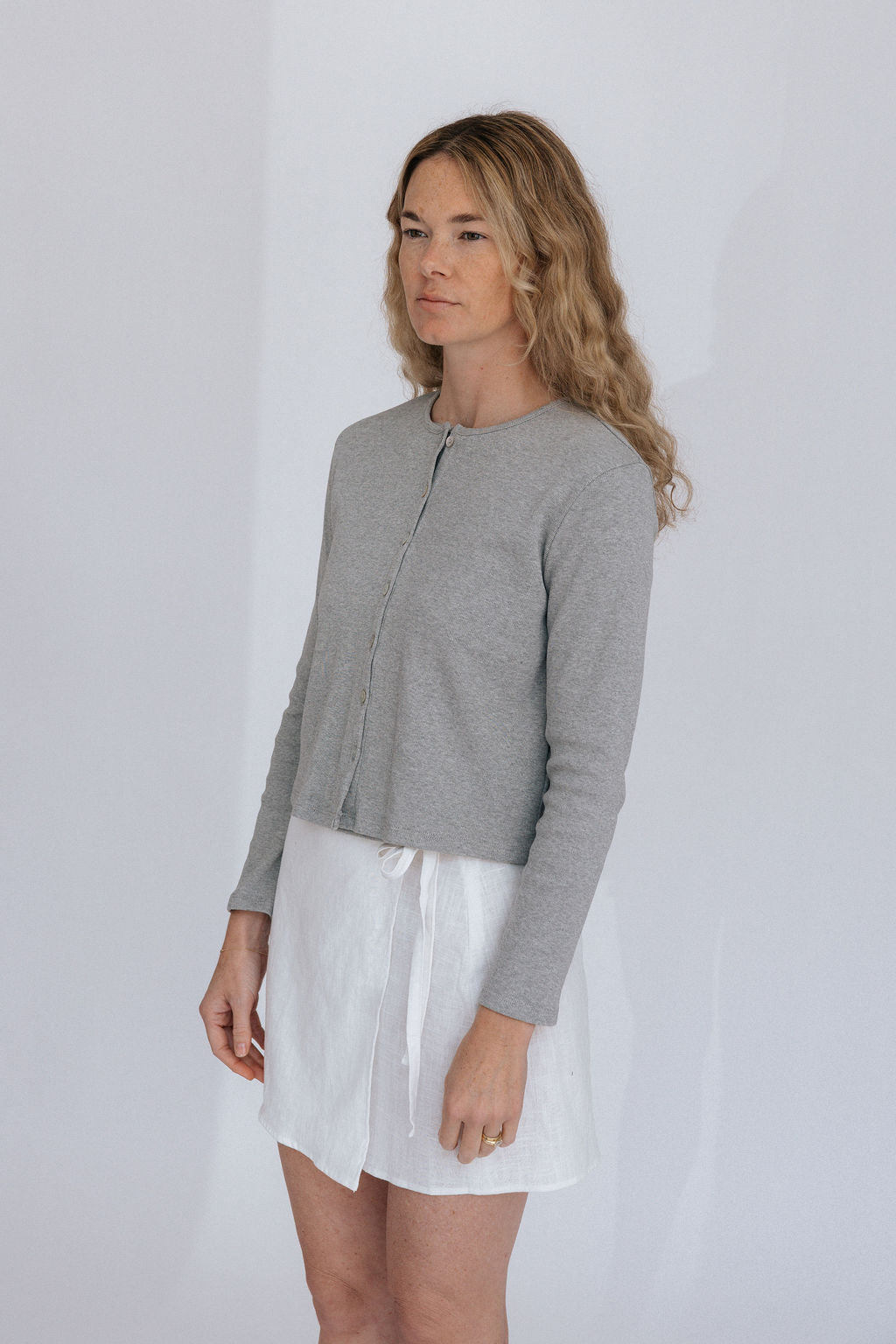 Jane Cardigan | Heather Gray
