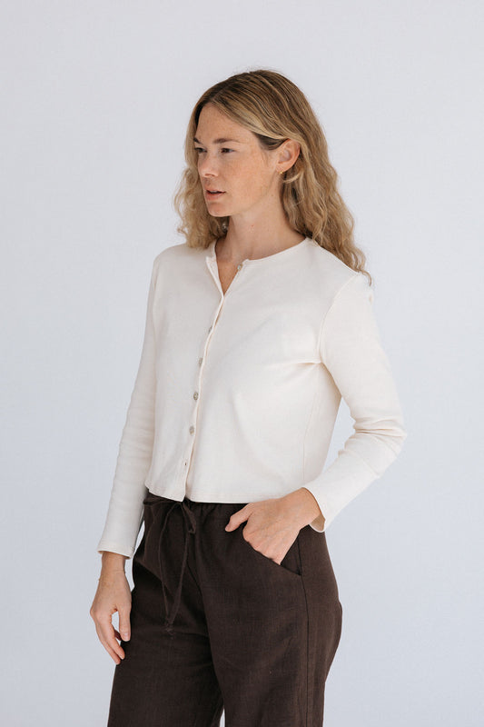 Jane Cardigan | Ivory
