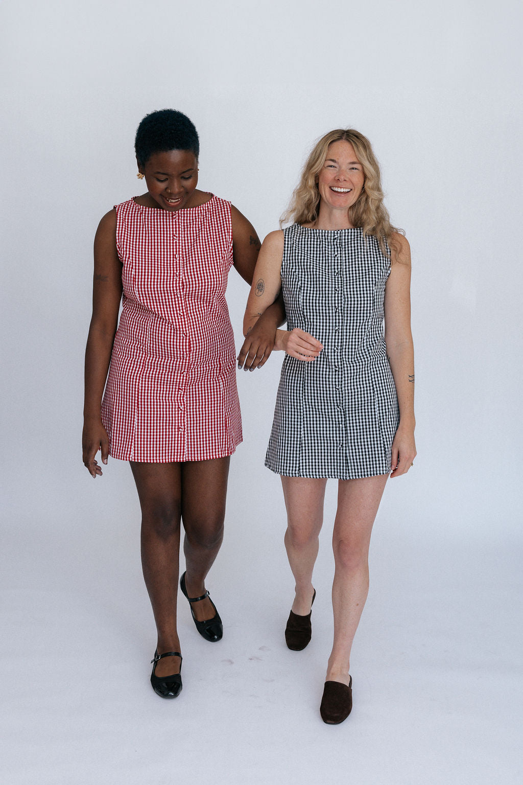 Bridgett Dress | Black Gingham