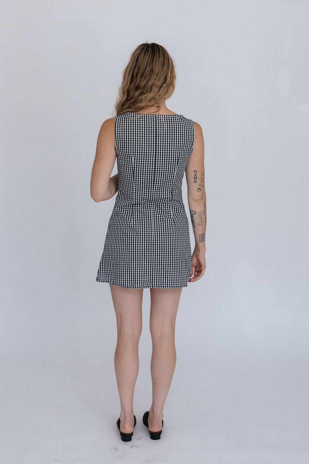 Bridgett Dress | Black Gingham