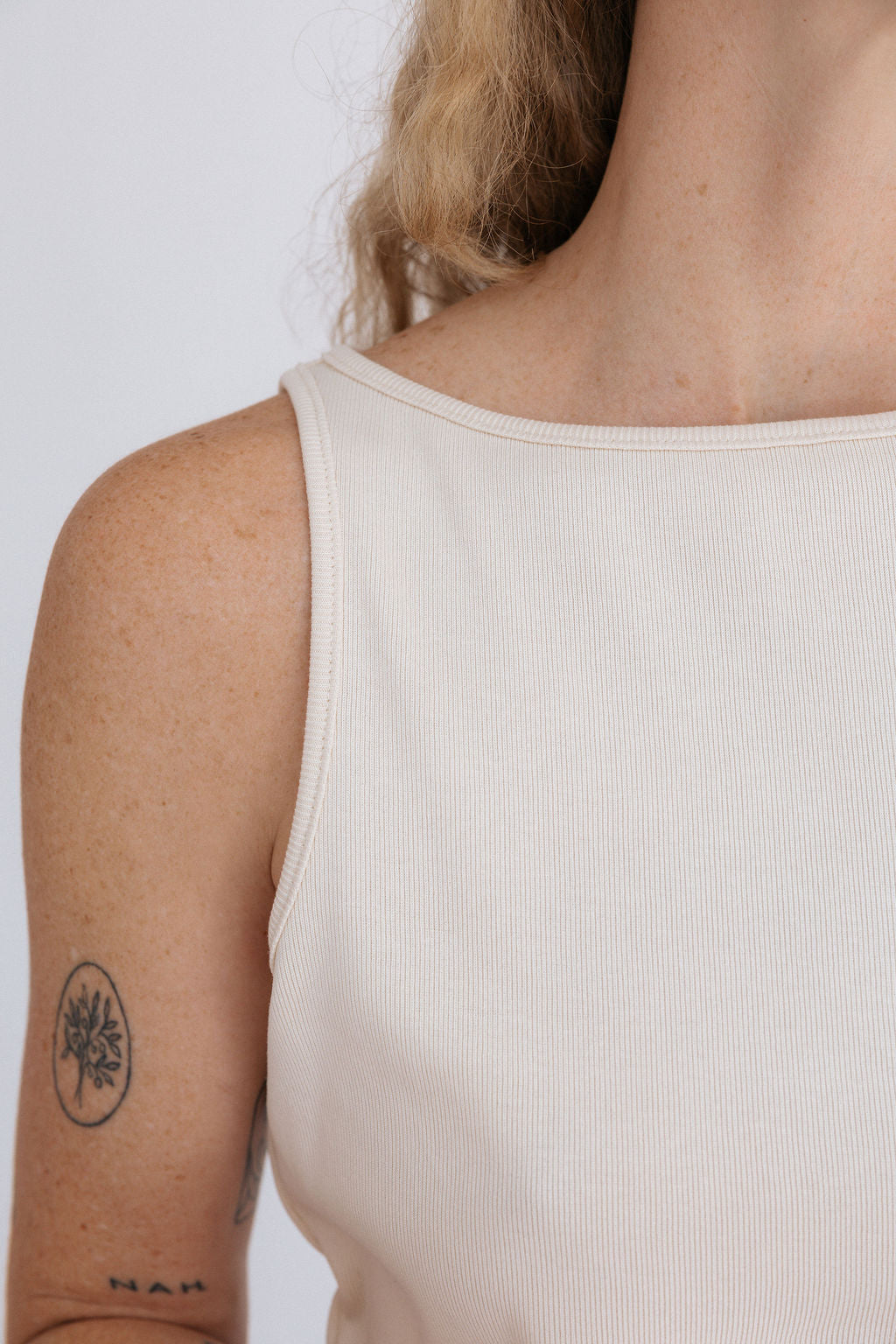Ruth Boatneck Tank | Ivory