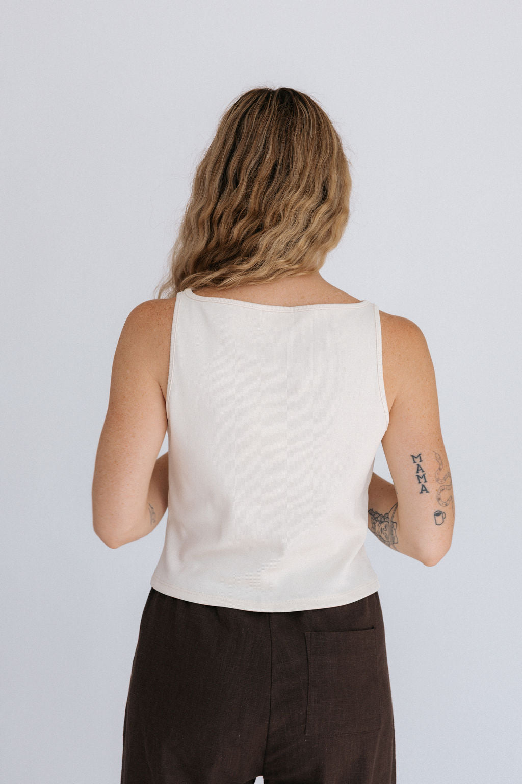 Ruth Boatneck Tank | Ivory