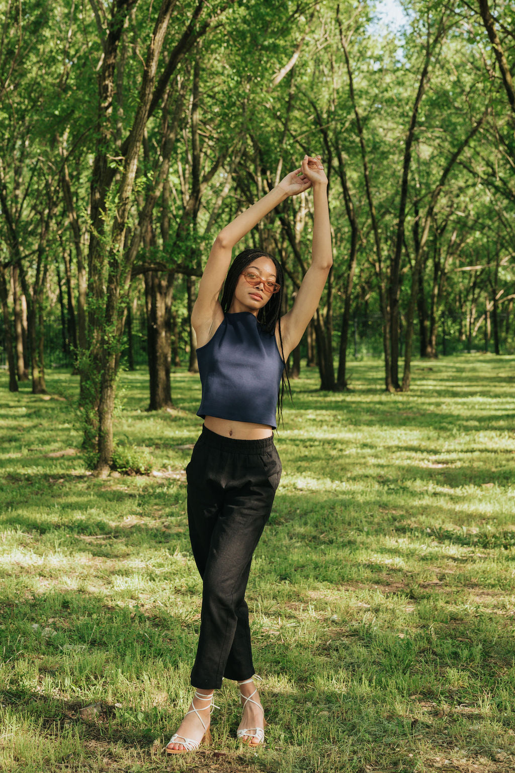 Ruth Boatneck Tank | Navy