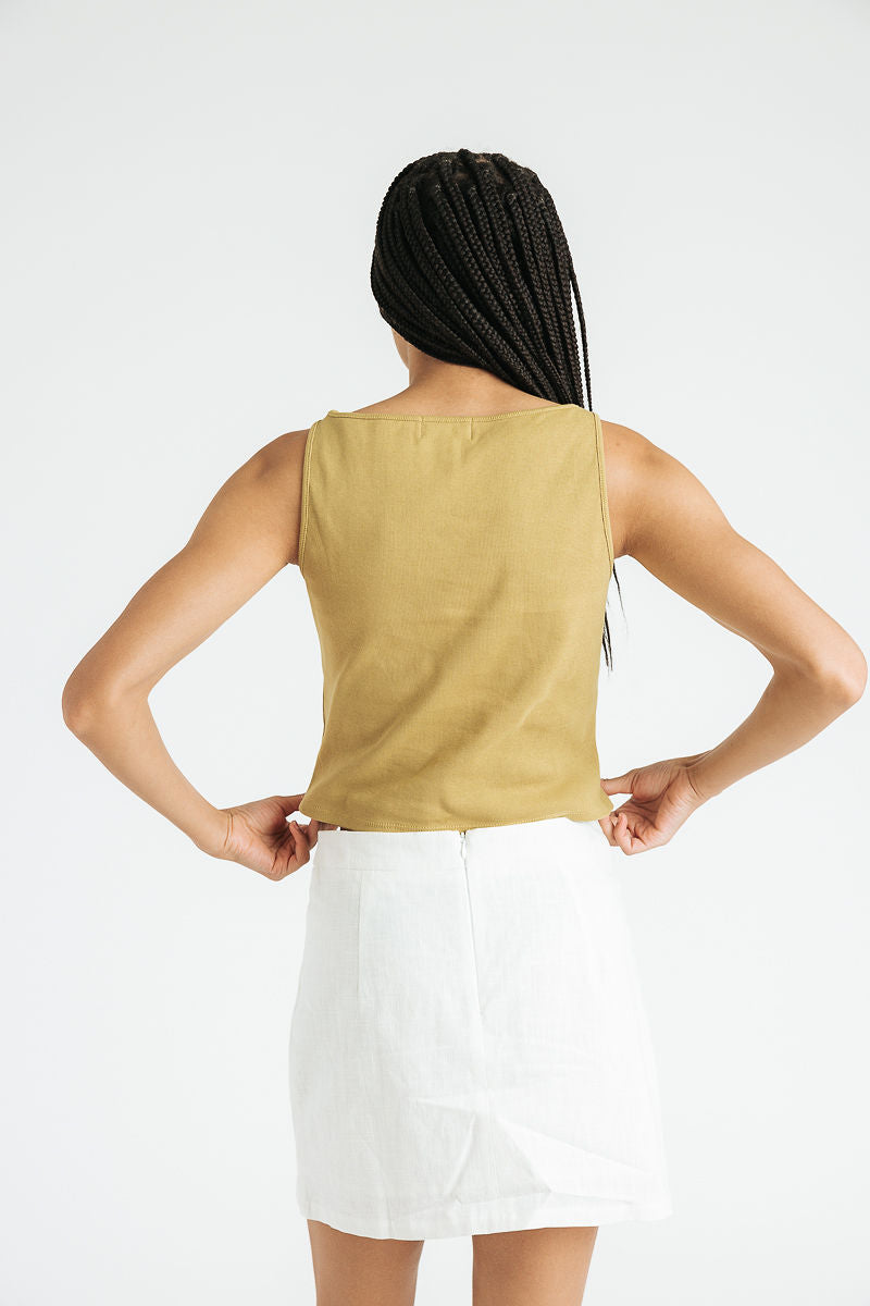 Elliot Mini Skirt | White