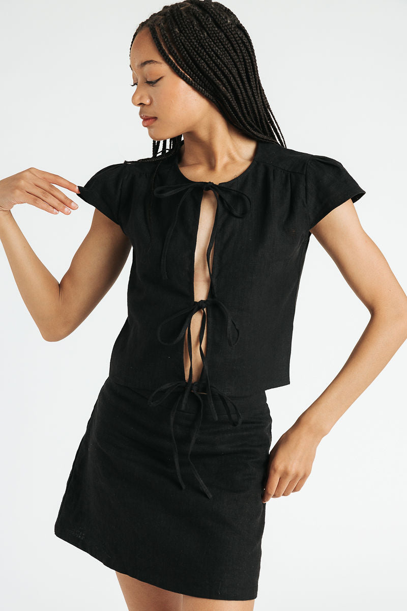 Elliot Mini Skirt | Black