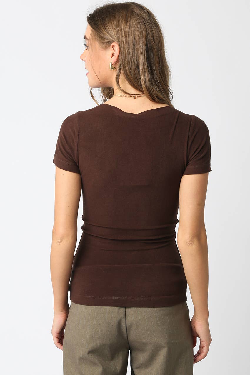 Kristin Boat Neck Top