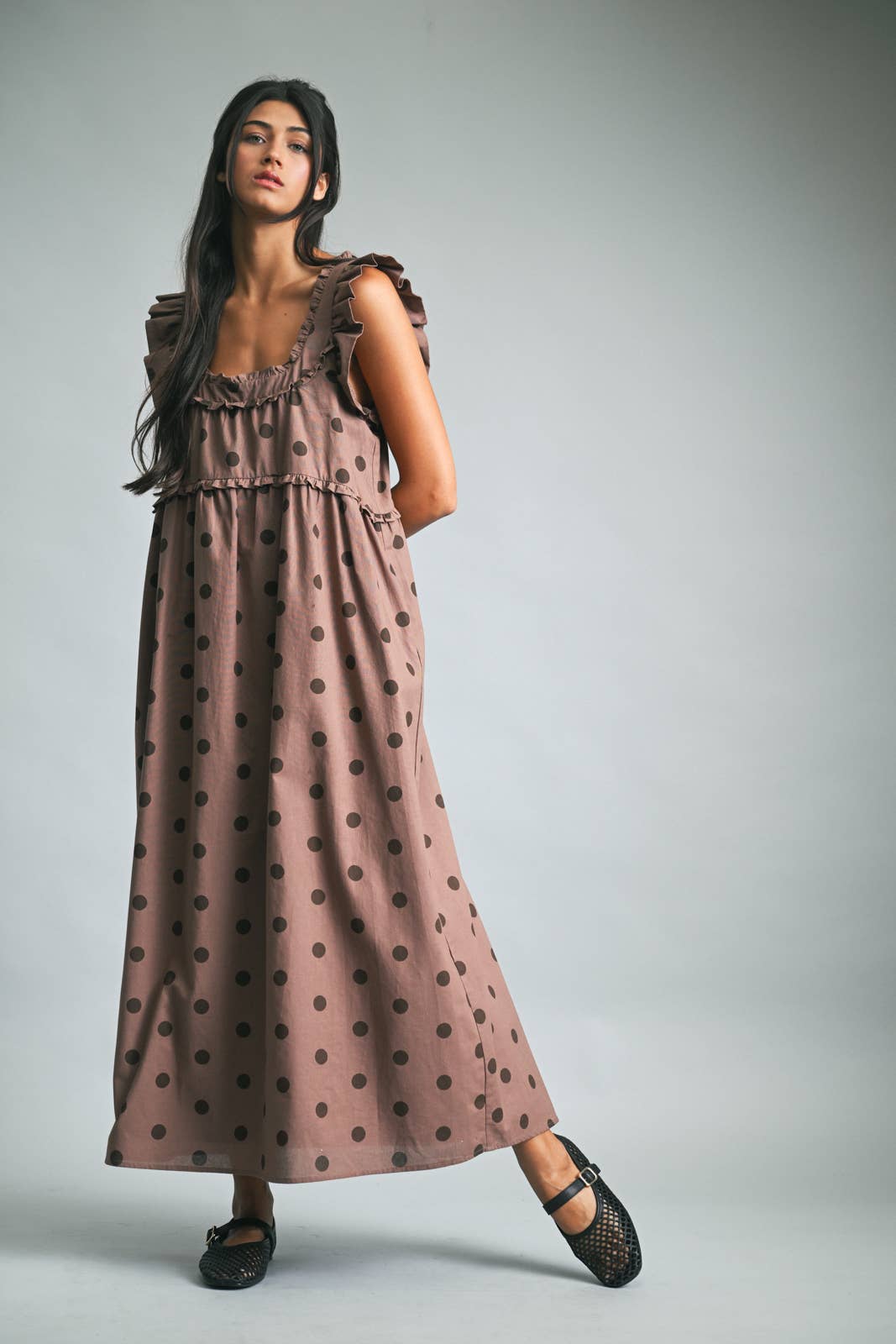 Caroline Polka Dot Dress