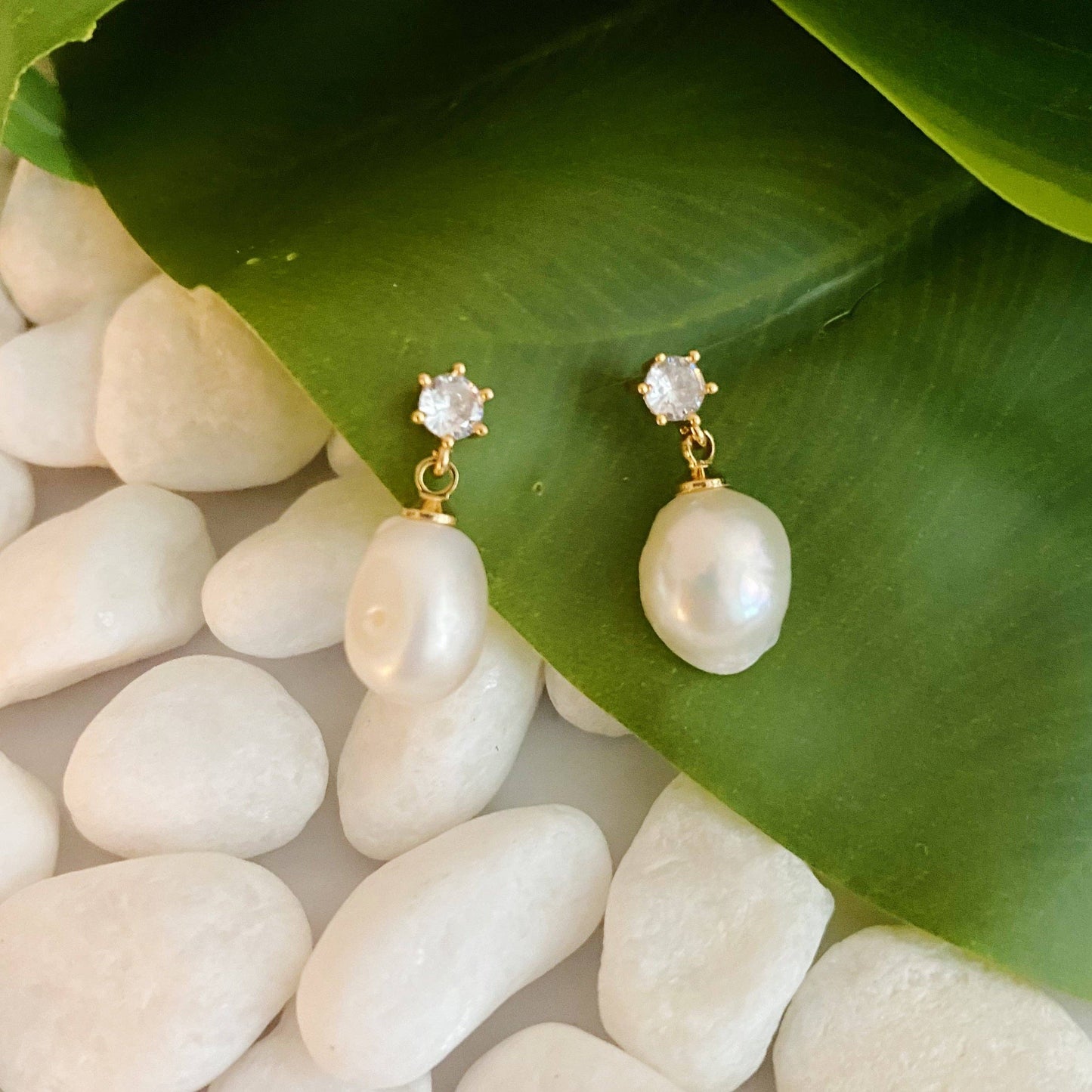 Pearl Dangle Earrings