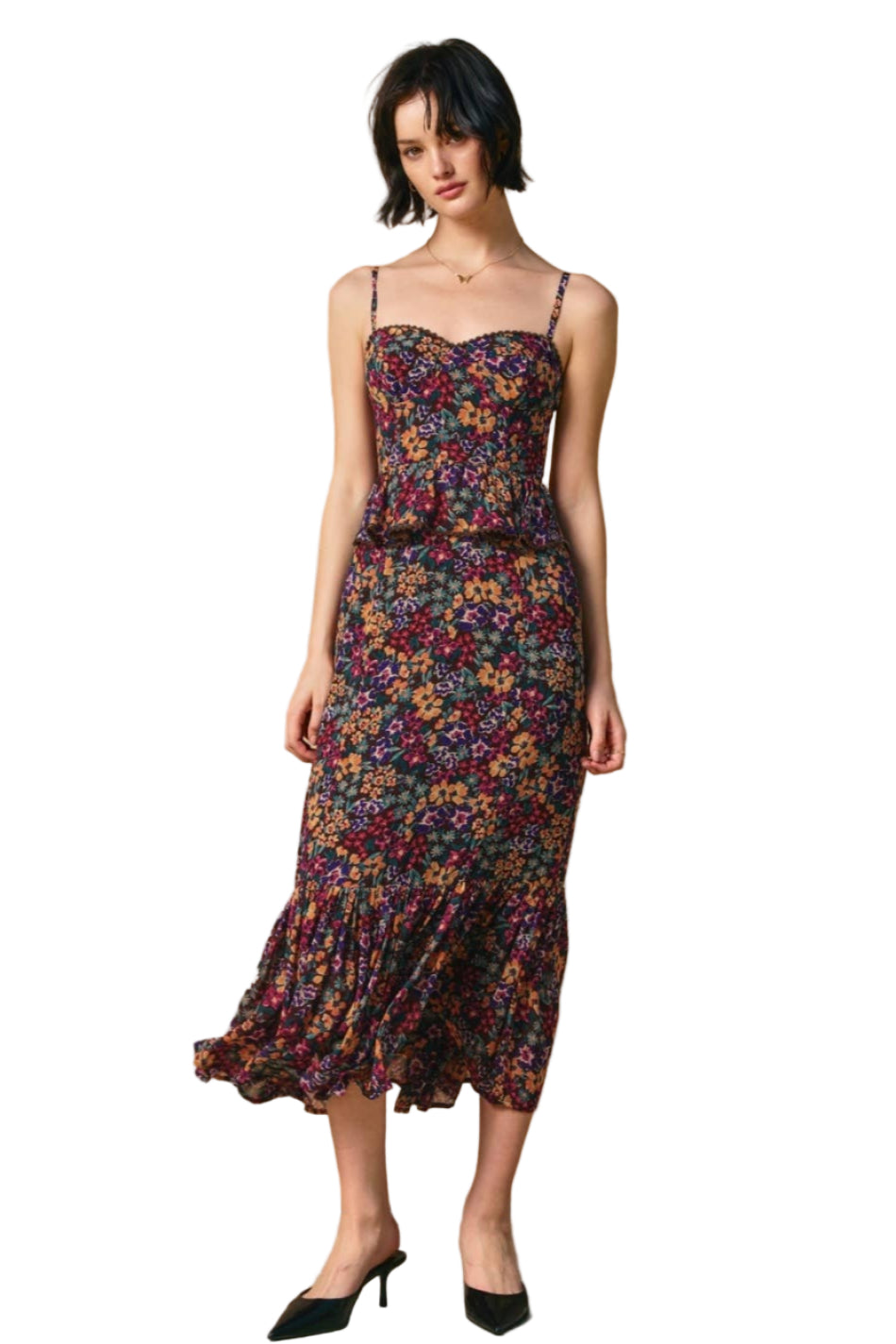 Bloom Pop Ruffled Dress