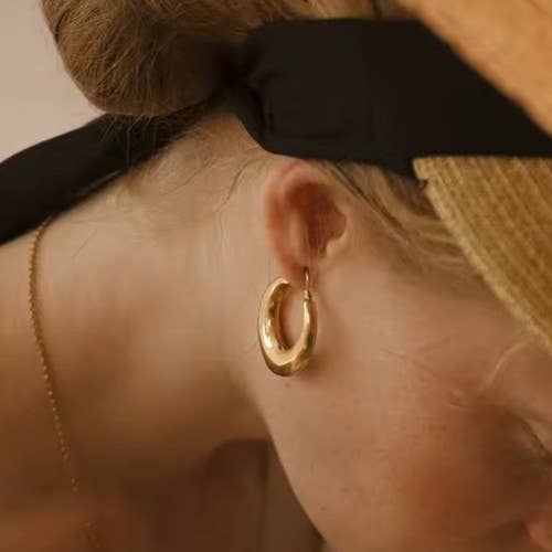 Chunky Hoop Earrings