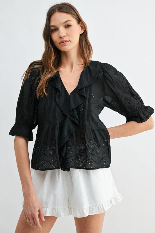 Alex Puff Sleeve Top