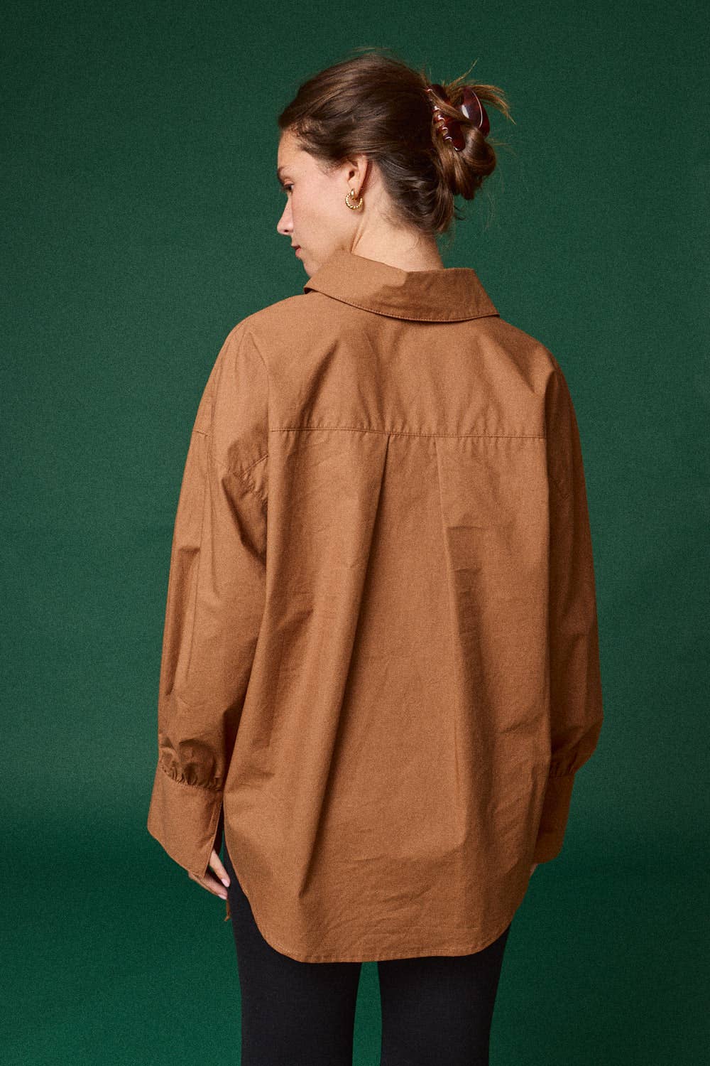 Oversized Button-Down Shirt