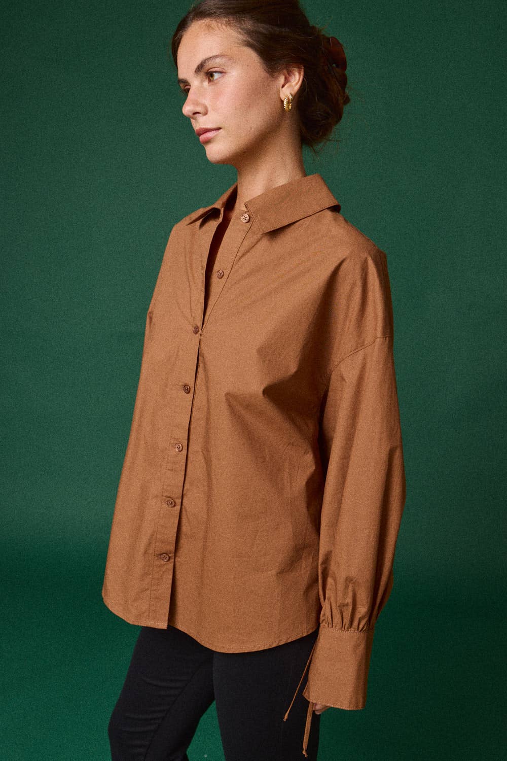 Oversized Button-Down Shirt