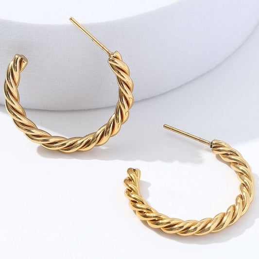 Twisted Rope Hoops