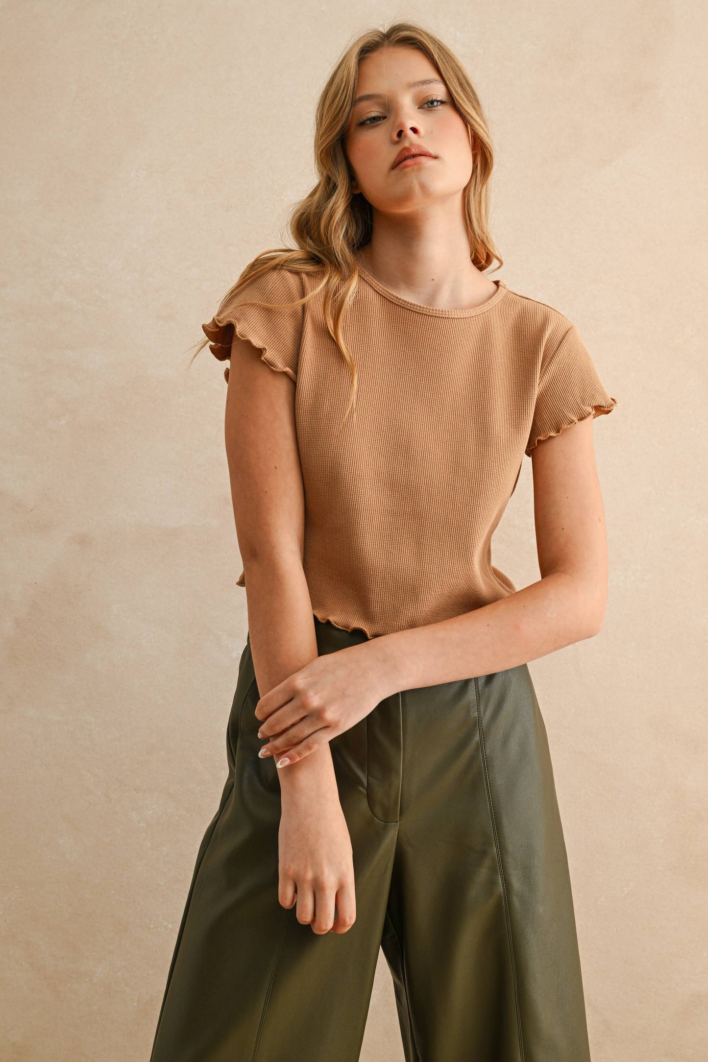 Mini Waffle Tee | Multiple Colors