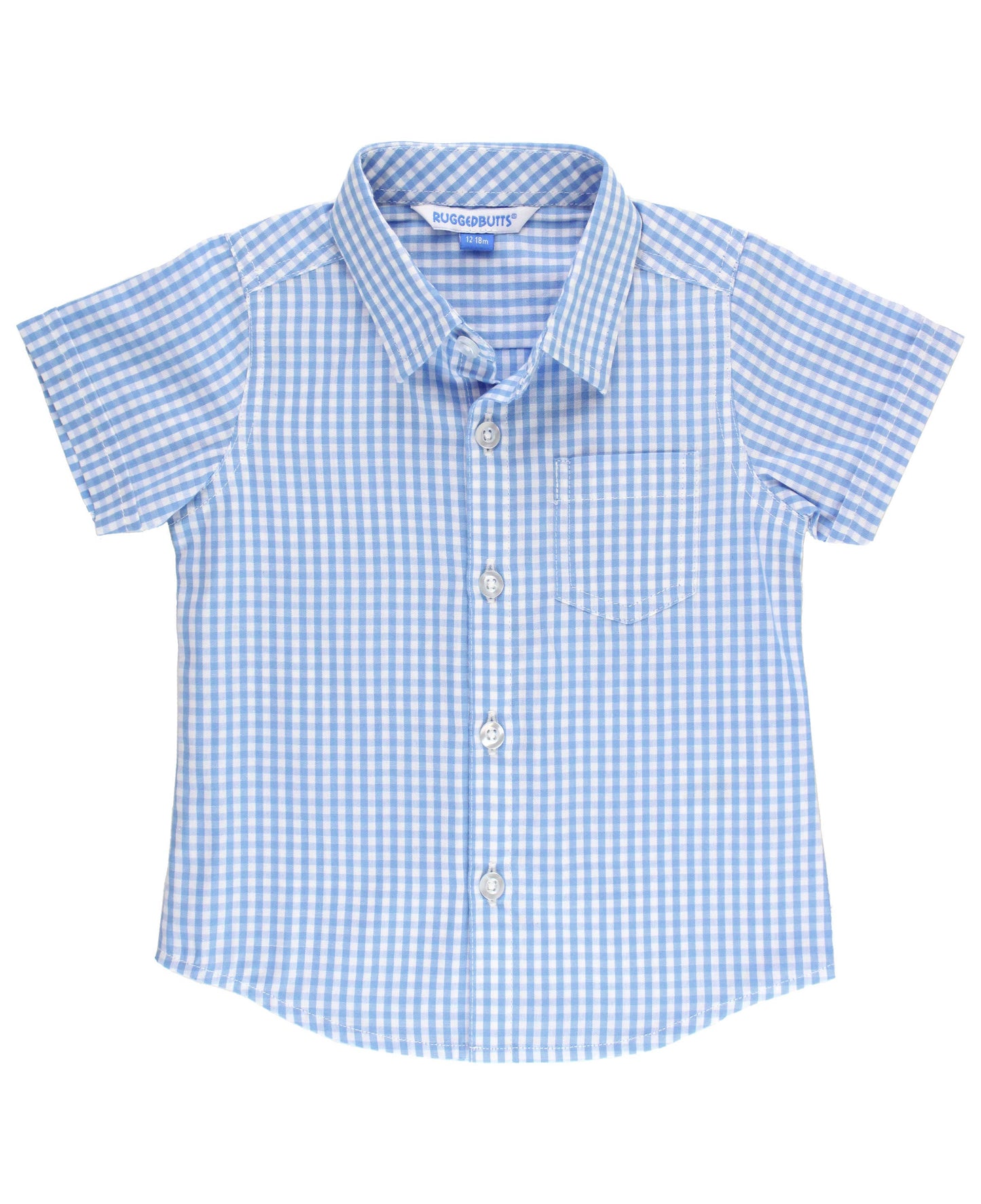Cornflower Blue Gingham Shirt