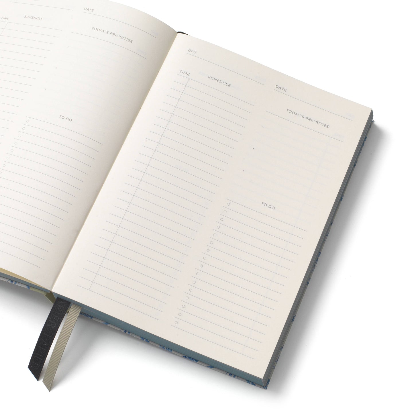 Scripted Floral Undated Page a Day Softcover Planner