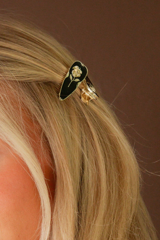 Rose Hair Clips