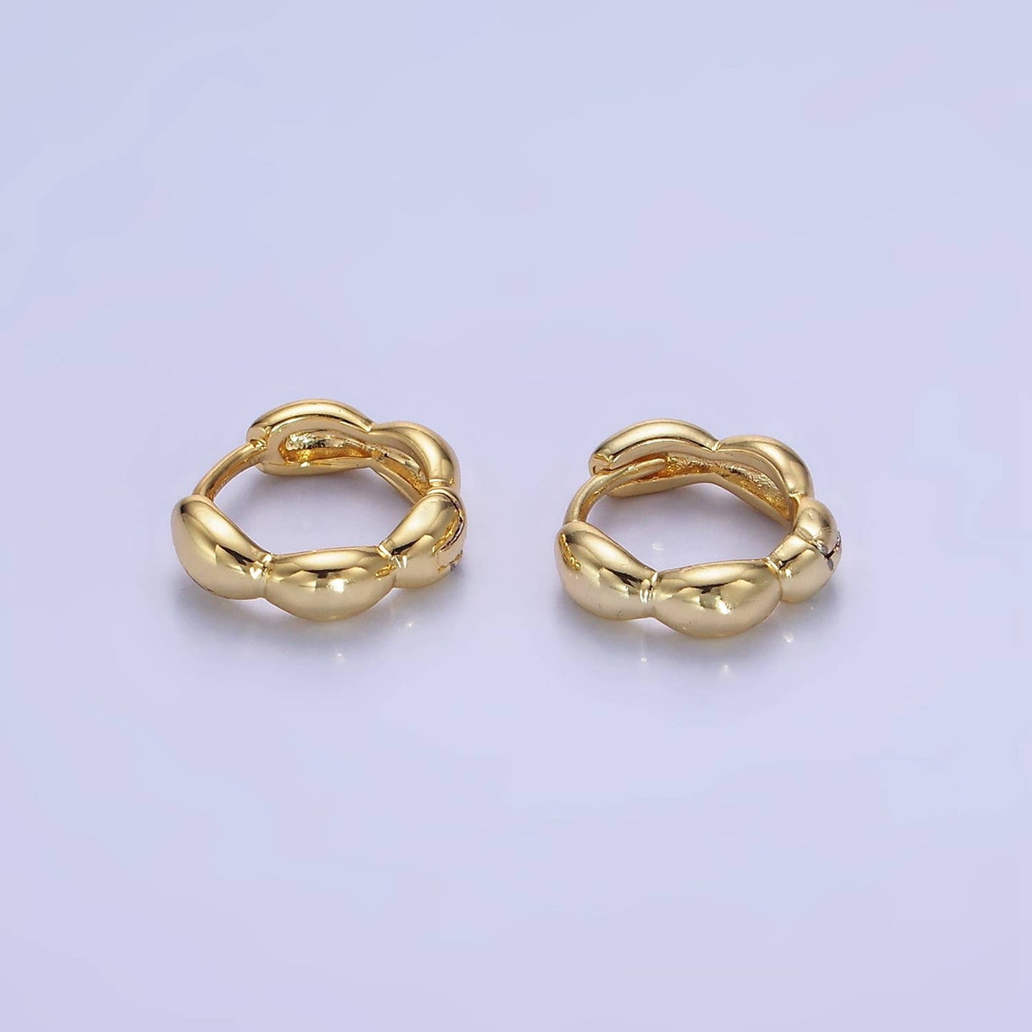 Bubble Huggie Earrings