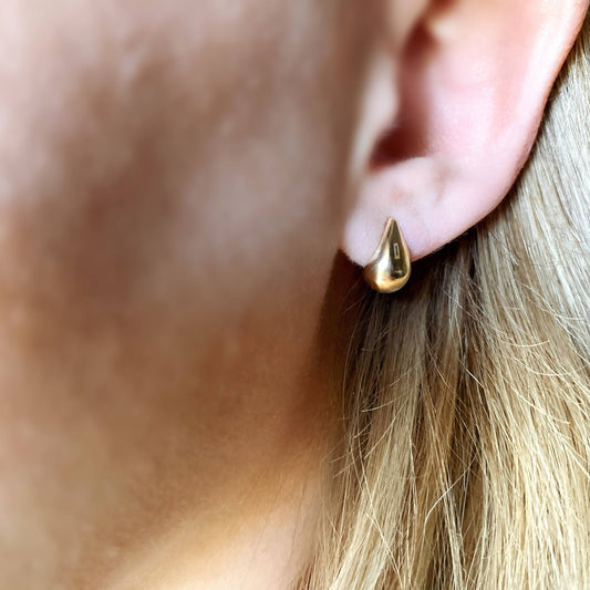 Teardrop Stud Earrings