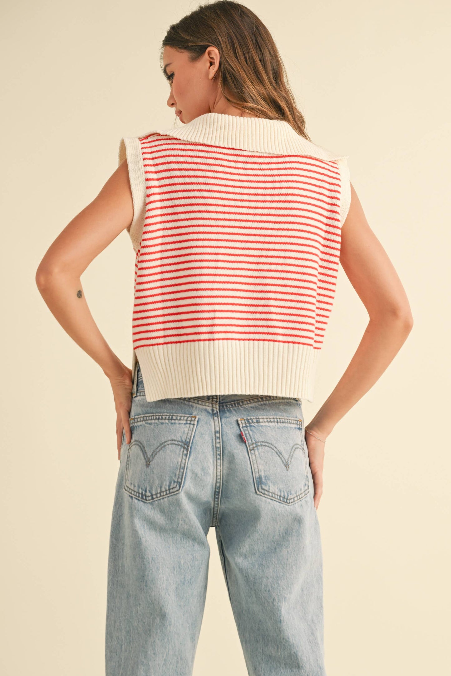 Striped Sweater Vest
